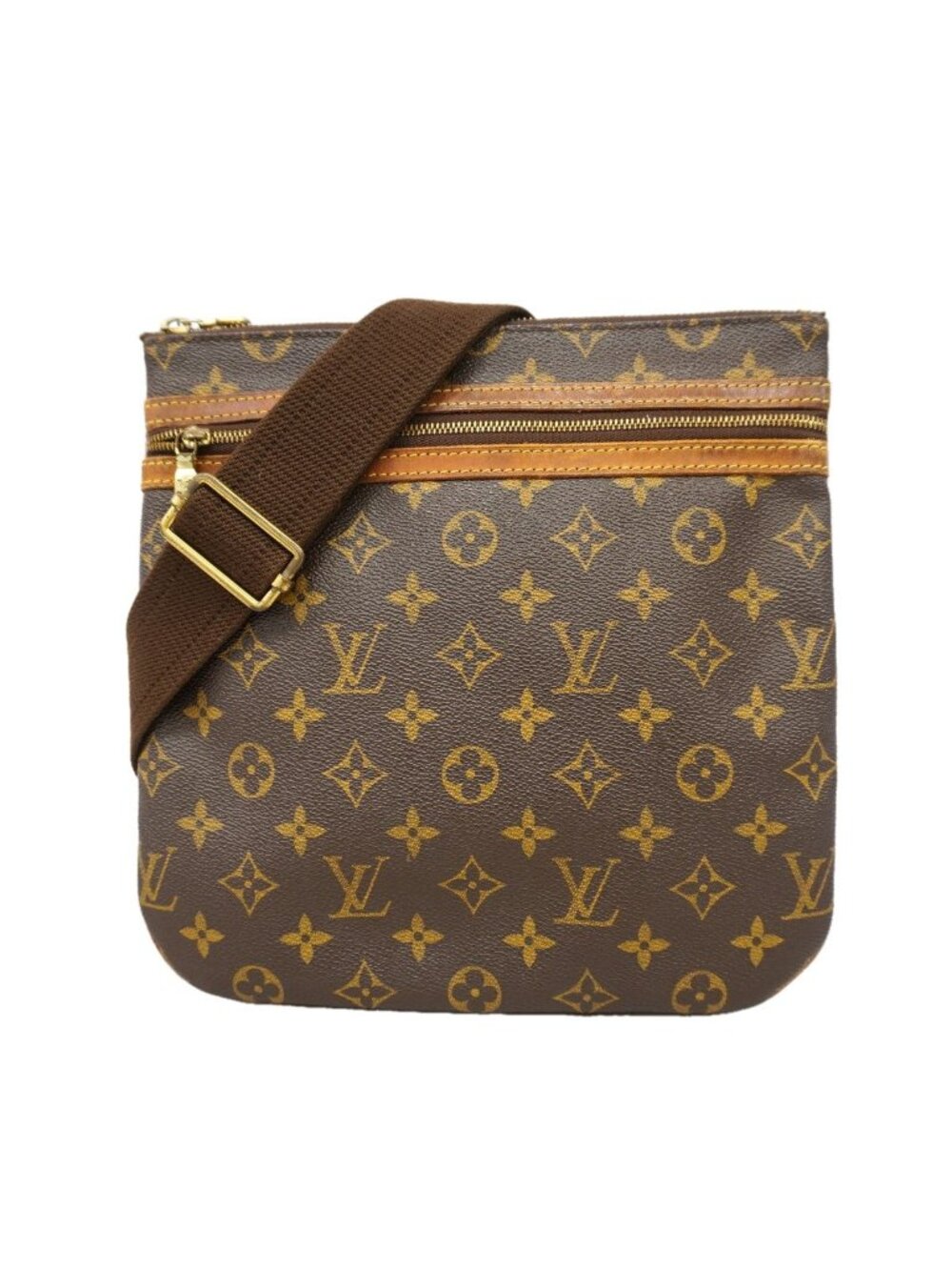 Louis Vuitton Shoulder Bag Monogram Pochette Bosphore Brown